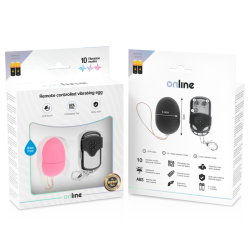Online - Oeuf Vibrant Télécommande S Rose